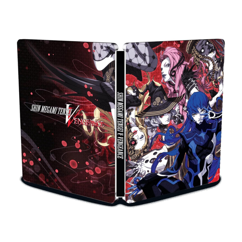 Shin Megami Tensei V Vengeance Launch Steelbook Edition (deutsch spielbar) (AT PEGI) (PS5) inkl. Zwei Heilige Schätze DLC
