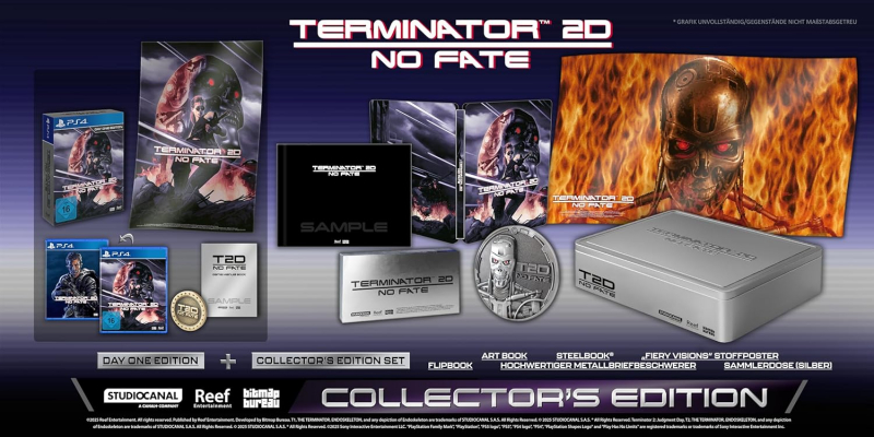 Terminator 2D No Fate Collector's Edition (deutsch spielbar) (DE USK) (PS4)