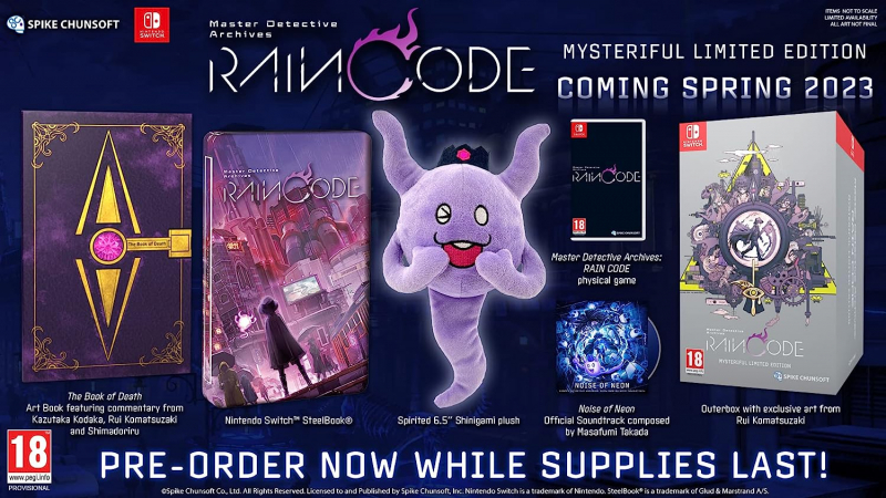 Master Detective Archives RAIN CODE MYSTERIFUL Limited Edition (deutsch spielbar) (AT PEGI) (Nintendo Switch)