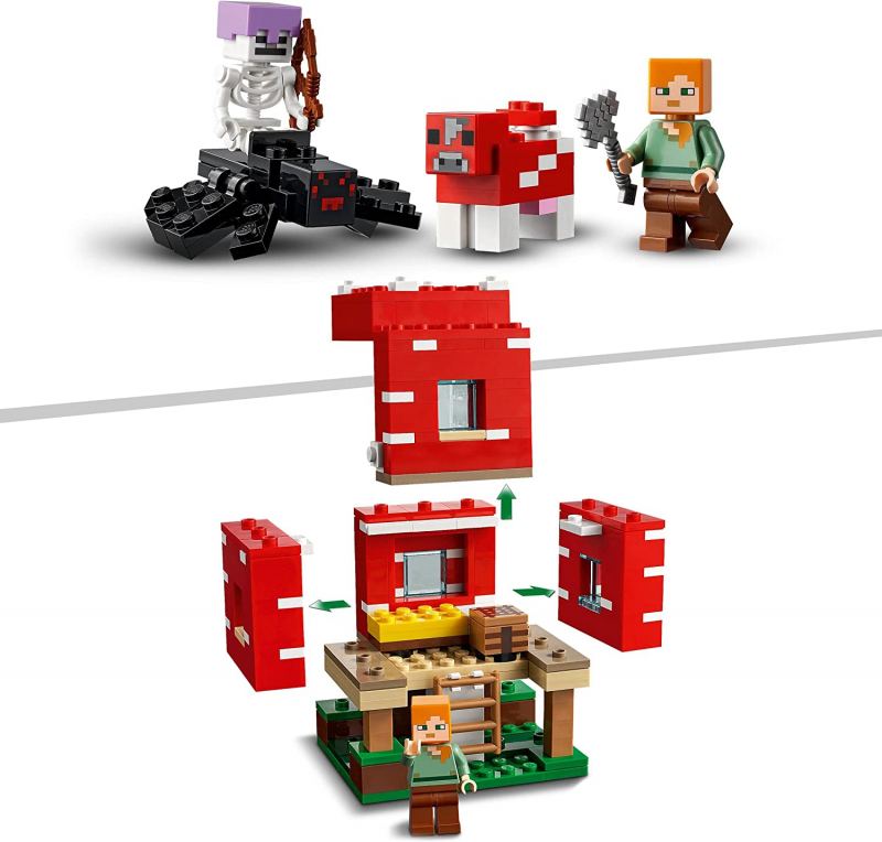 LEGO® Minecraft 21179 Das Pilzhaus [neu]