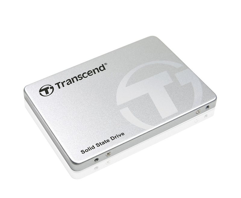 Transcend TS960GSSD220S 960 GB interne SSD (6,4 cm (2,5 Zoll), SATA III, mit Aluminium-Gehäuse) silber (TS960GSSD220S)