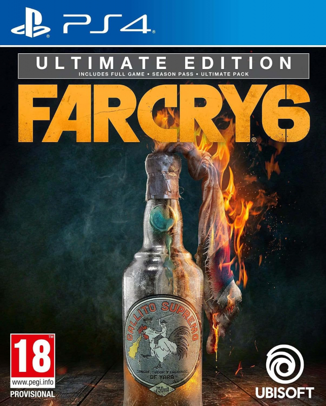 Far Cry 6 Ultimate Edition [uncut] (englisch spielbar) (EU PEGI) (PS4) inkl. Season Pass / Ultimate Paket / Far Cry Blood Dragon