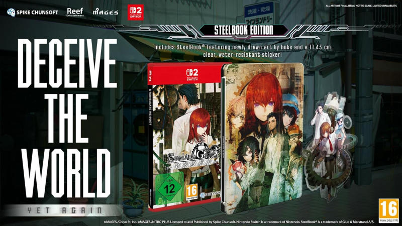 STEINS;GATE RE:BOOT Steelbook Edition (englisch spielbar) (AT PEGI) (Nintendo Switch 2)