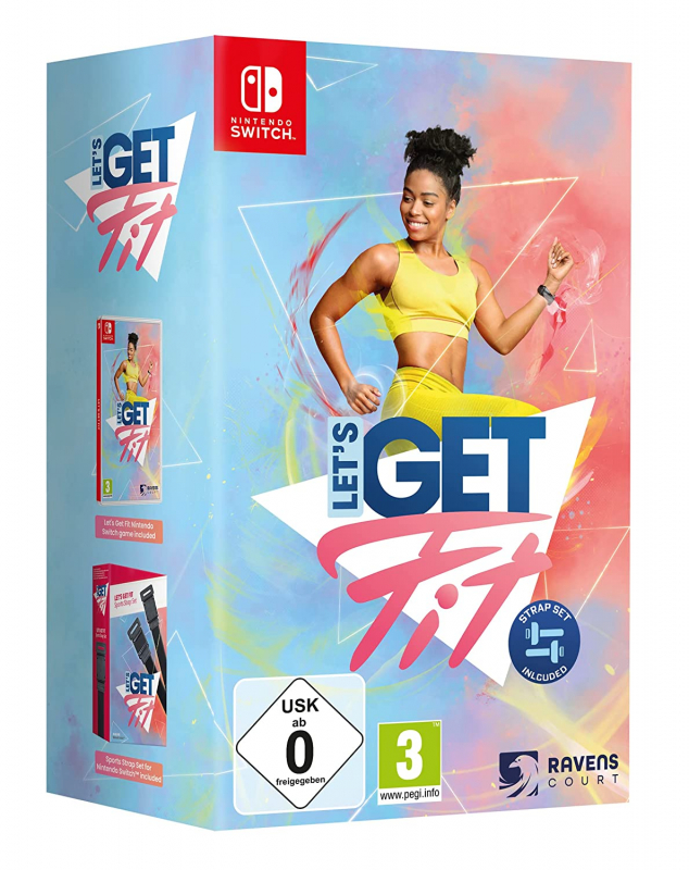 Let's Get Fit Bundle inkl. Sportgurte (deutsch) (AT PEGI) (Nintendo Switch)