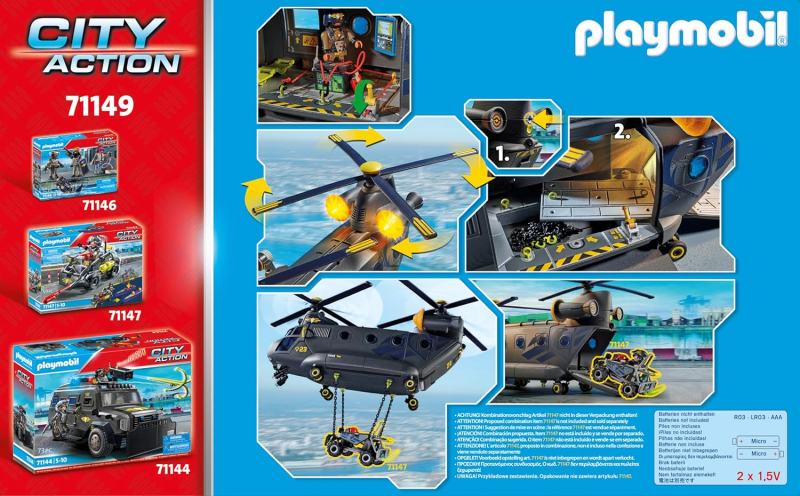 PLAYMOBIL City Action 71149 SWAT-Rettungshelikopter [neu]