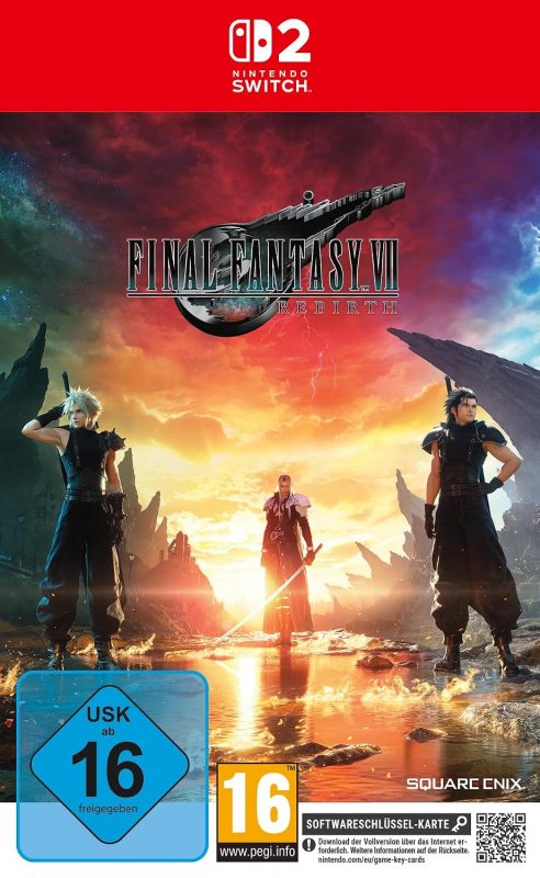 Final Fantasy VII Rebirth (deutsch spielbar) (AT PEGI) (Nintendo Switch 2)