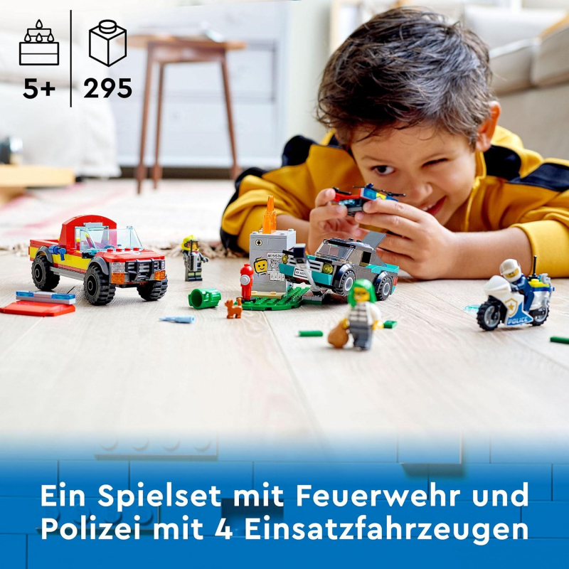LEGO® City 60319 Löscheinsatz und Verfolgungsjagd [neu]
