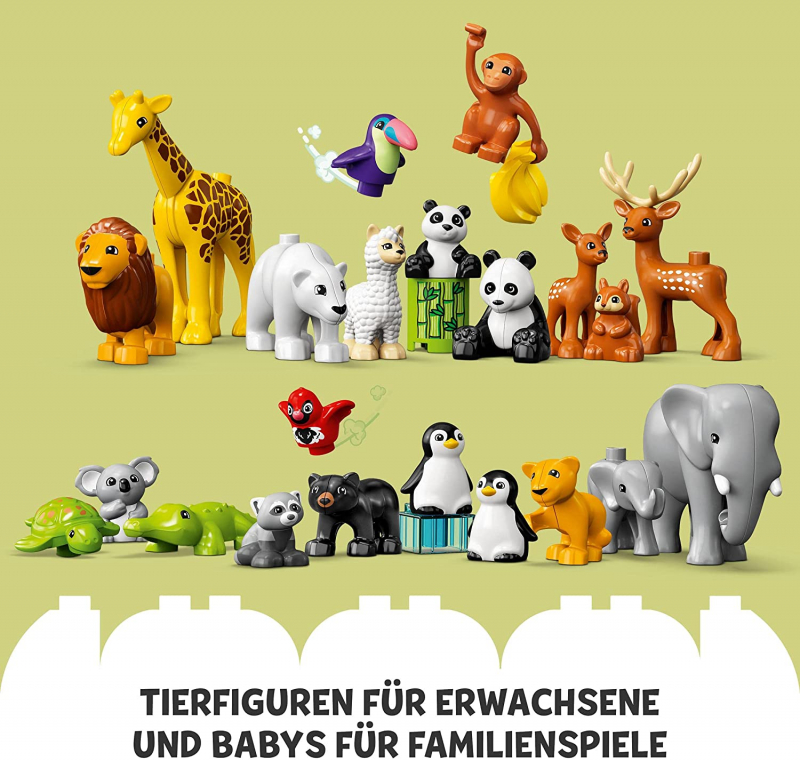 LEGO® DUPLO 10975 Wilde Tiere der Welt [neu]