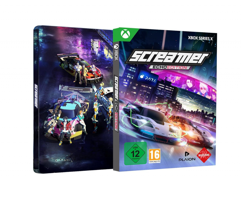 Screamer Echo Steelbook Edition (englisch spielbar) (AT PEGI) (XBOX Series X) inkl. 5 DLC Pakete