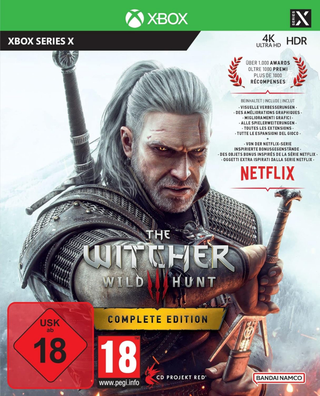 The Witcher 3 Wild Hunt Complete Edition [uncut] (deutsch spielbar) (AT PEGI) (XBOX Series X)
