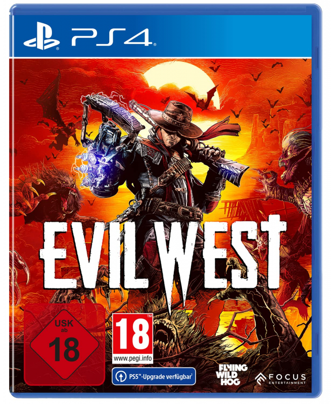 Evil West [uncut] (deutsch) (AT PEGI) (PS4) inkl. PS5 Upgrade / Wild Wild East DLC Paket