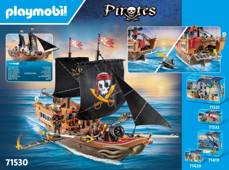 PLAYMOBIL Pirates 71530 Großes Piratenschiff [neu]
