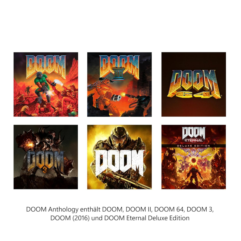 DOOM Anthology Collector's Edition (deutsch/englisch spielbar) (DE USK) (PC) [Code in a Box]