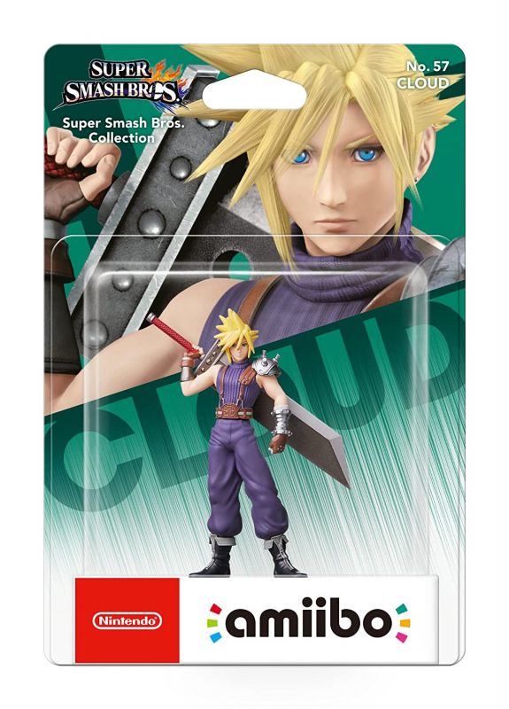 amiibo Super Smash Bros. Collection Cloud No. 57 (Nintendo Wii U/Switch/3DS/New 3DS)