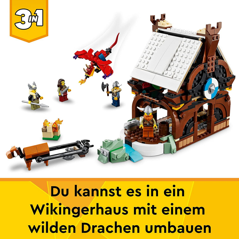 LEGO® Creator 31132 Wikingerschiff mit Midgardschlange [neu]