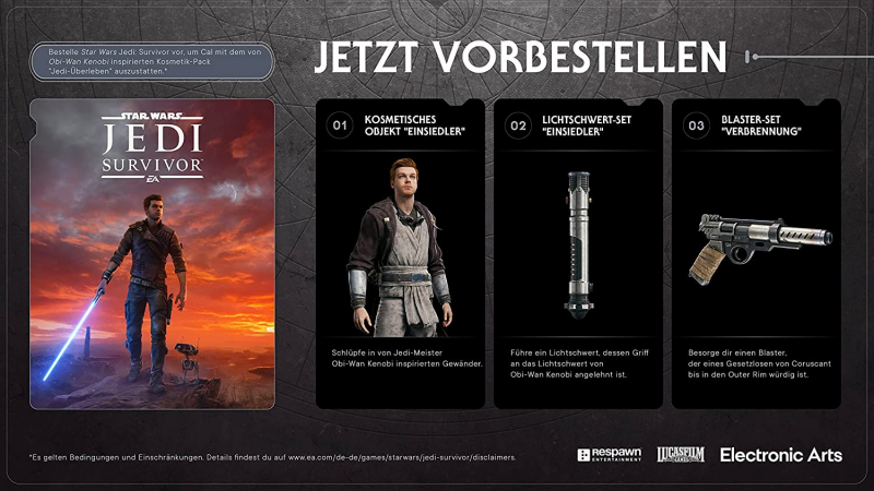 Star Wars Jedi Survivor [uncut] (deutsch spielbar) (AT PEGI) (XBOX Series X) inkl. 3 DLC