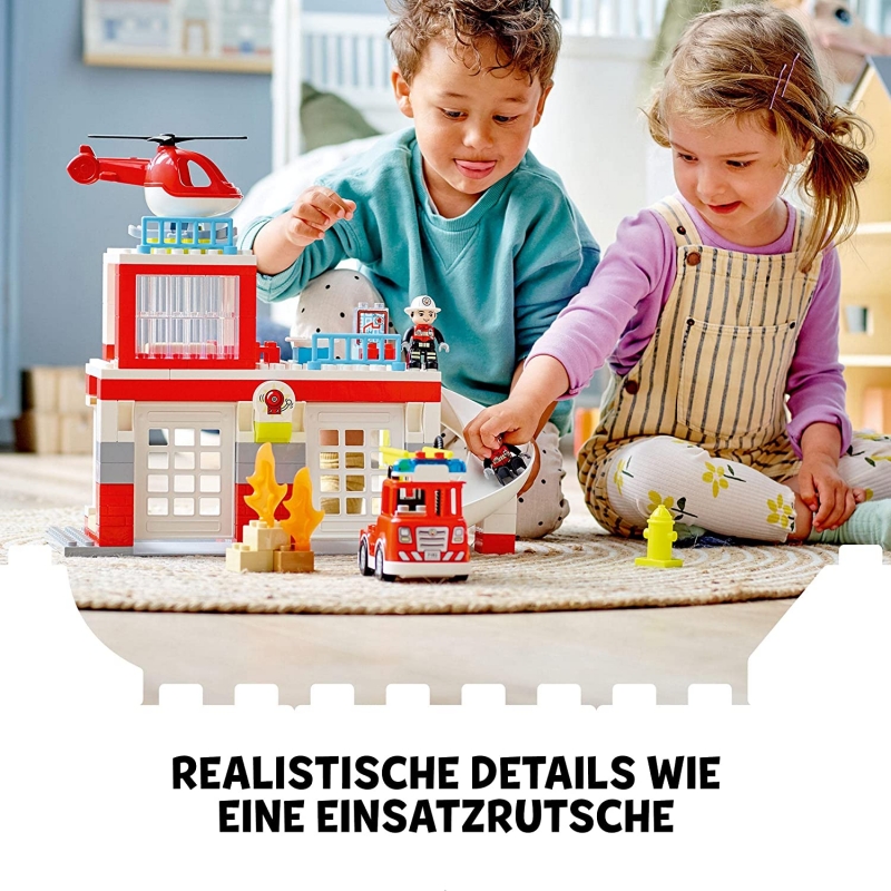 LEGO® DUPLO 10970 Feuerwehrwache mit Hubschrauber [neu]