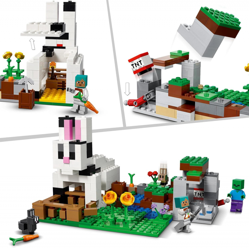 LEGO® Minecraft 21181 Die Kaninchenranch [neu]