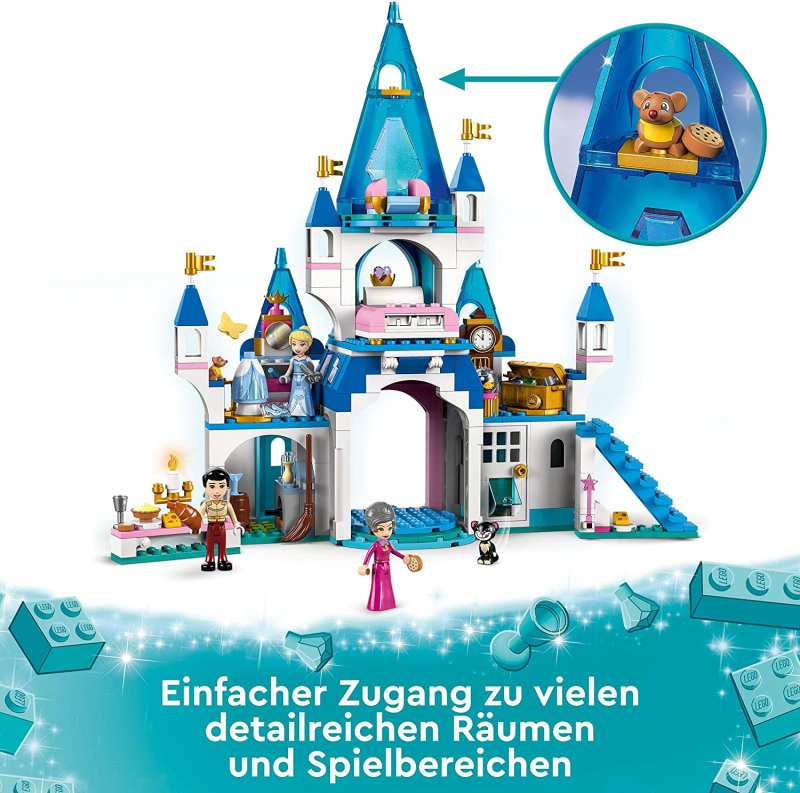 LEGO® Disney Princess 43206 Cinderellas Schloss [neu]