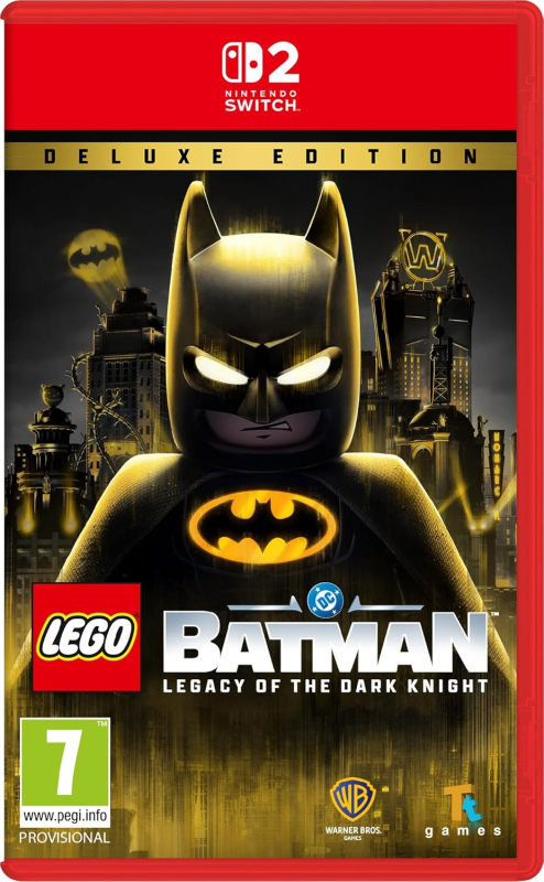 LEGO Batman Das Vermächtnis des dunklen Ritters Deluxe Edition (deutsch spielbar) (AT PEGI) (Nintendo Switch 2) inkl. Early Access / Die Rückkehr des Dunklen Ritters-Batanzug DLC