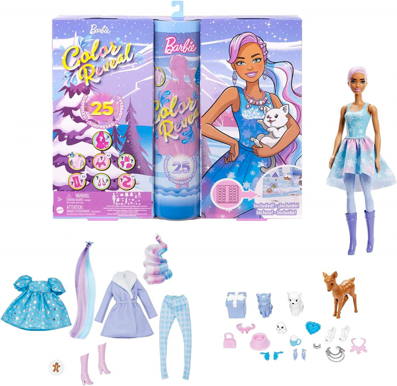 Mattel Barbie Color Reveal Adventskalender 2022 HJD60