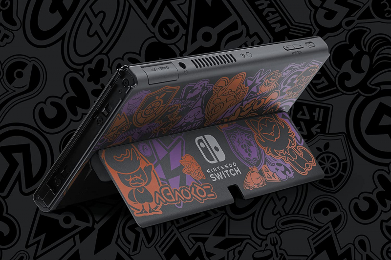 Nintendo Switch Konsole OLED Modell Pokémon Karmesin & Purpur-Edition - kein Spiel enthalten (10009862)