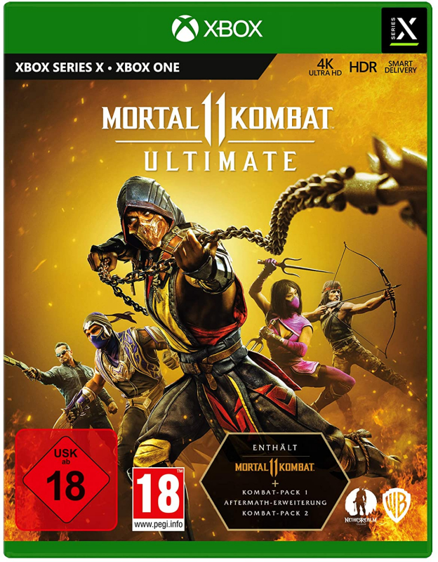 Mortal Kombat 11 Ultimate Edition [uncut] (deutsch) (AT PEGI) (XBOX ONE / XBOX Series X) inkl. Time Warriors Skins Pack