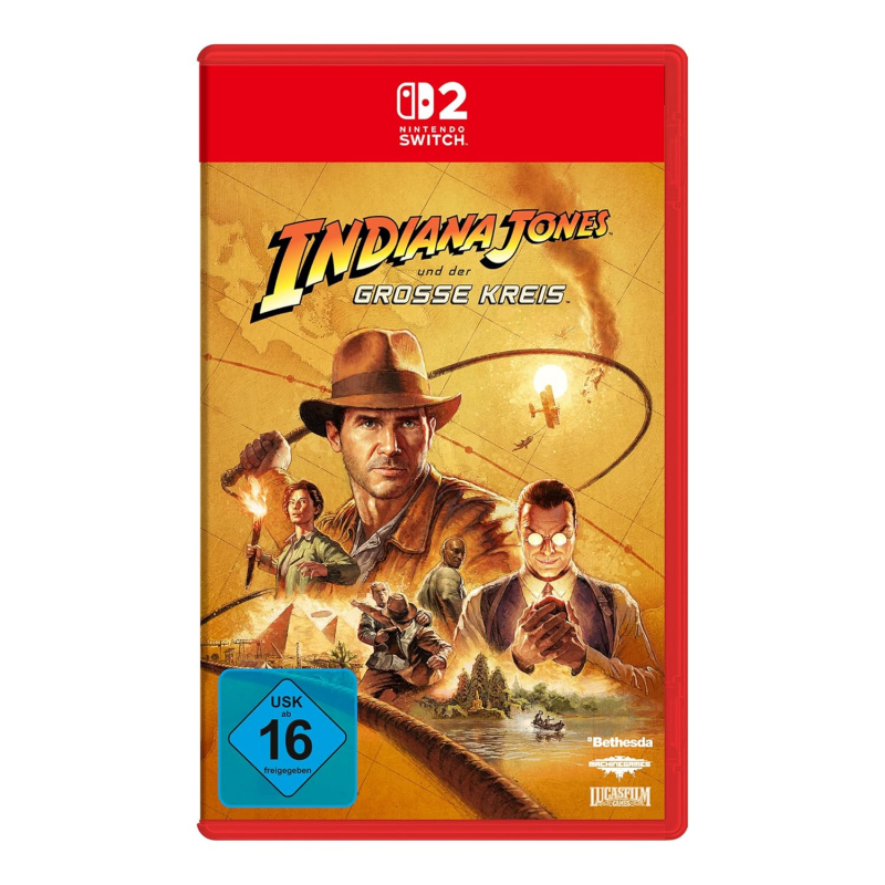 Indiana Jones und der große Kreis (deutsch/englisch spielbar) (DE USK) (Nintendo Switch 2) inkl. Der letzte Kreuzzug DLC
