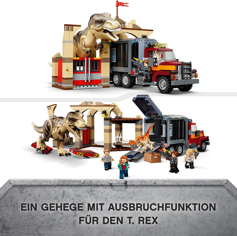 LEGO® Jurassic World 76948 T. Rex & Atrociraptor: Dinosaurier-Ausbruch [neu]
