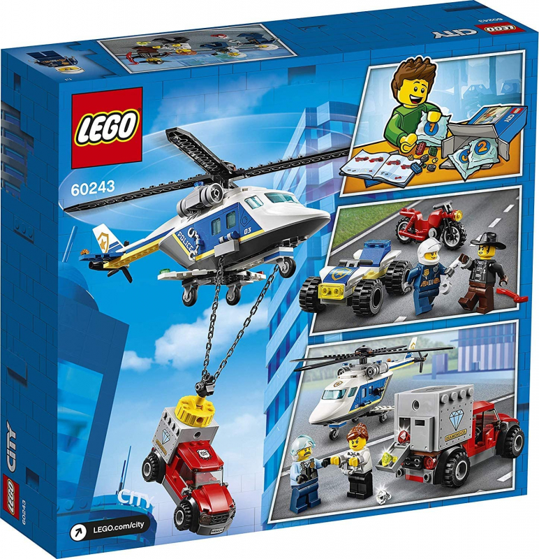 LEGO® City 60243 Verfolgungsjagd mit dem Polizeihubschrauber [neu]