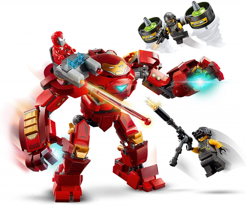 LEGO Super Heroes 76164 Iron Man Hulkbuster vs. A.I.M.-Agent [neu - Verpackungsschaden]