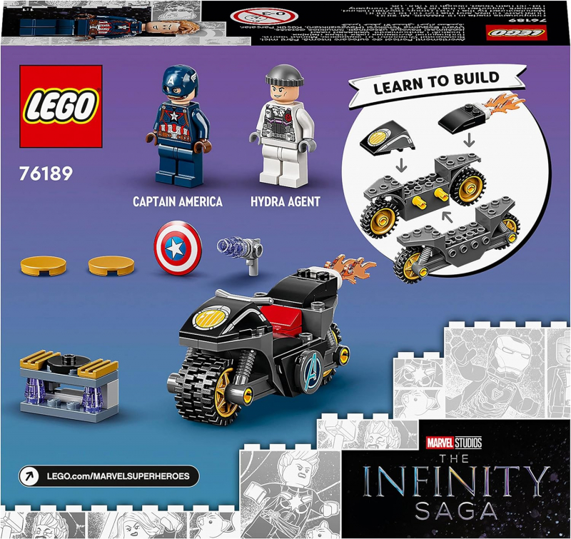 LEGO® Super Heroes 76189 Duell zwischen Captain America und Hydra [neu]