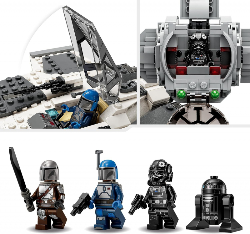 LEGO® Star Wars 75348 Mandalorianischer Fang Fighter vs. TIE Interceptor™ [neu]