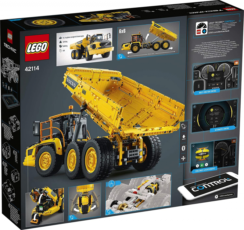LEGO Technic 42114 Knickgelenkter Volvo-Dumper (6x6) [neu - Verpackungsschaden]