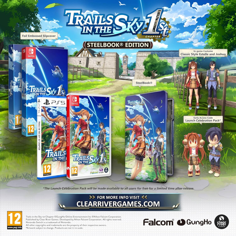 Trails in the Sky 1st Chapter Steelbook Edition (deutsch spielbar) (EU PEGI) (Nintendo Switch)