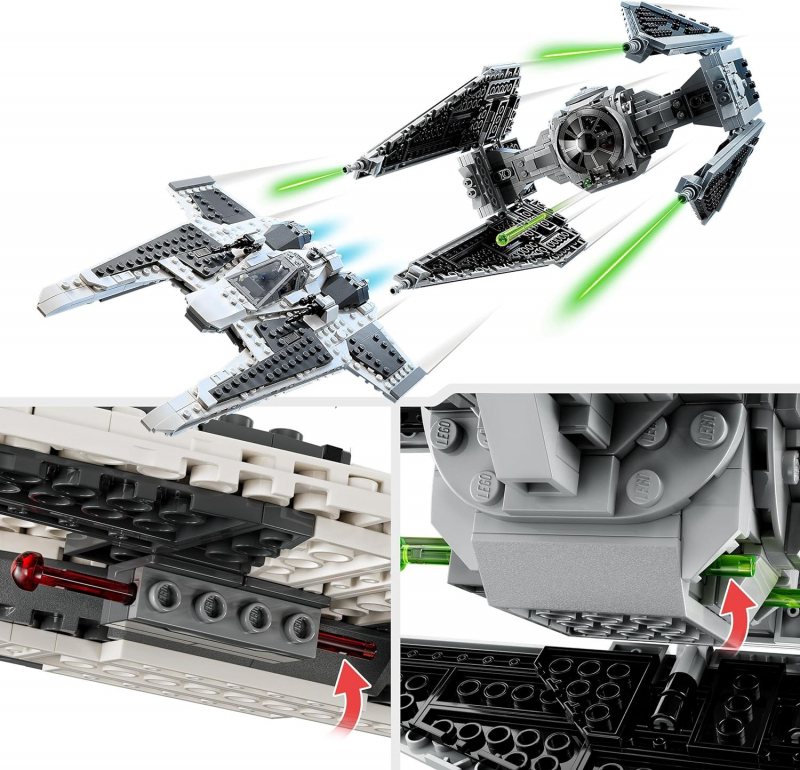LEGO® Star Wars 75348 Mandalorianischer Fang Fighter vs. TIE Interceptor™ [neu]