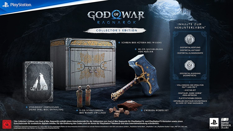God of War Ragnarök Collector's Edition [uncut] (deutsch) (DE USK) (PS4 / PS5)