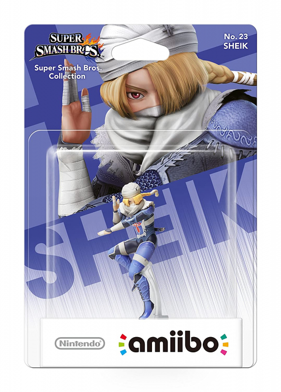 amiibo Super Smash Bros. Collection Sheik No. 23 (Nintendo Wii U/Switch/3DS/New 3DS)