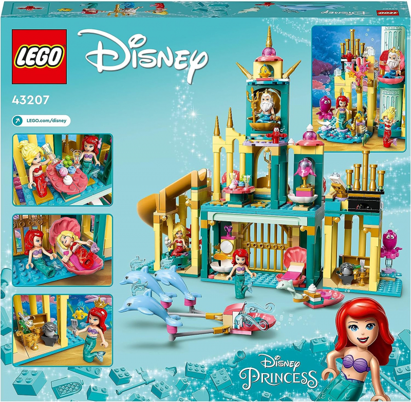 LEGO® Disney 43207 Arielles Unterwasserschloss [neu]