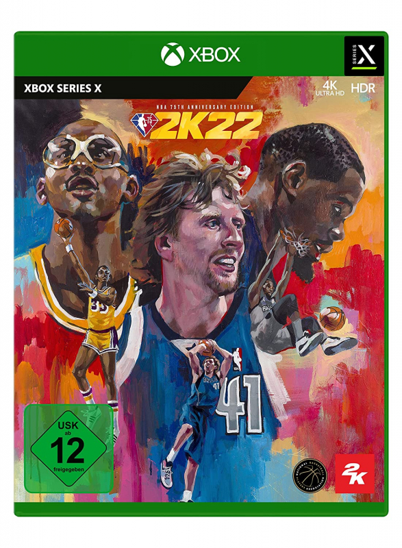 NBA 2K22 75th Anniversary Edition (deutsch) (DE USK) (XBOX Series X) inkl. 100.000 VC + 10.000 MyTeam-Punkte + 10 MyTeam-Tokens