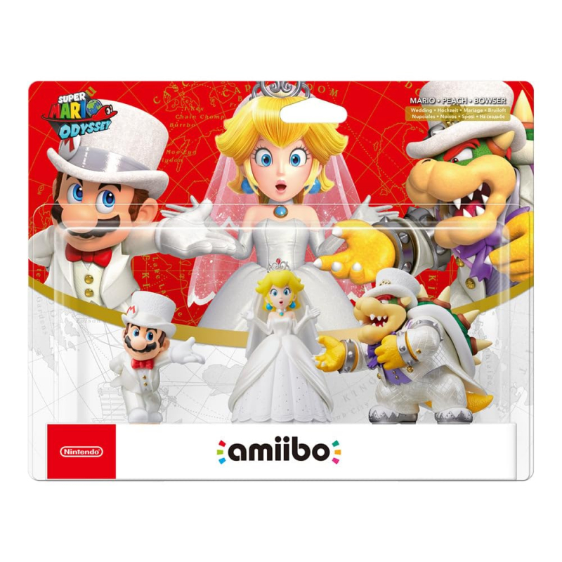 amiibo Super Mario Odyssey 3Pak (Mario, Peach, Bowser) (Nintendo Wii U/Switch/3DS/New 3DS)
