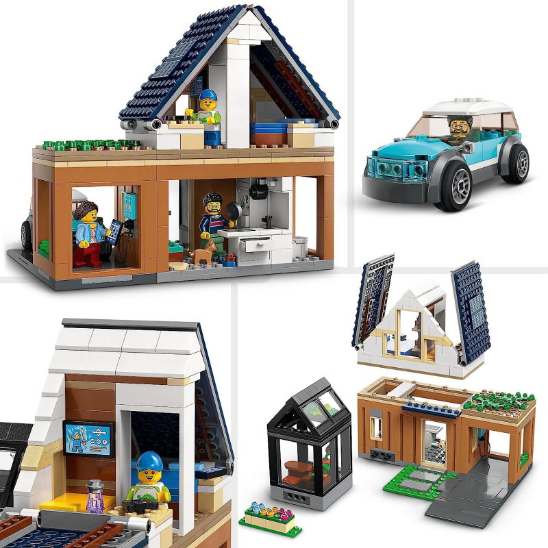 LEGO® City 60398 Familienhaus mit Elektroauto [neu]