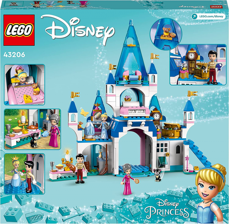 LEGO® Disney Princess 43206 Cinderellas Schloss [neu]