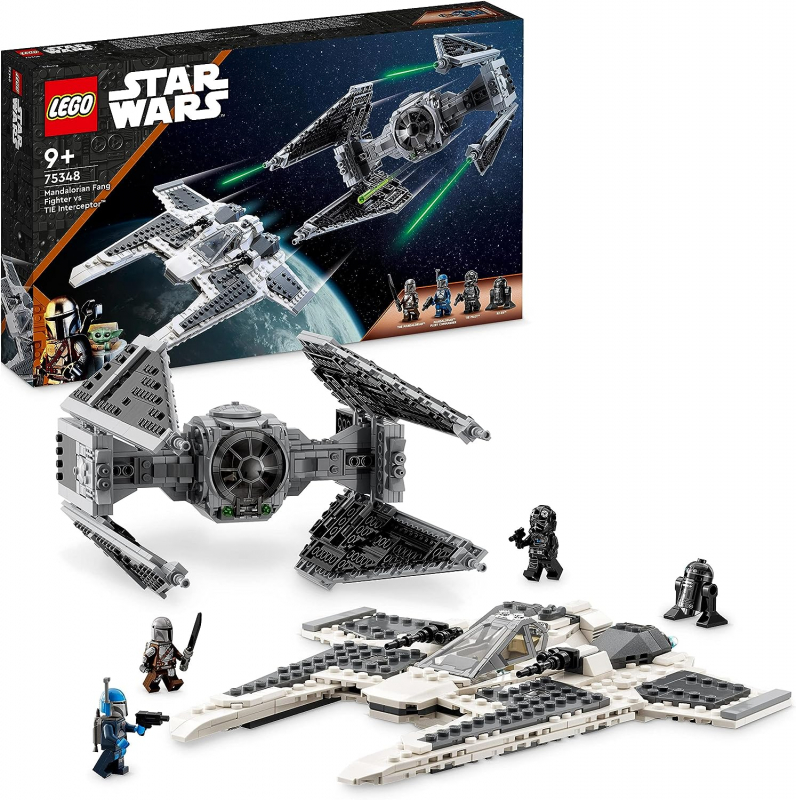LEGO® Star Wars 75348 Mandalorianischer Fang Fighter vs. TIE Interceptor™ [neu]