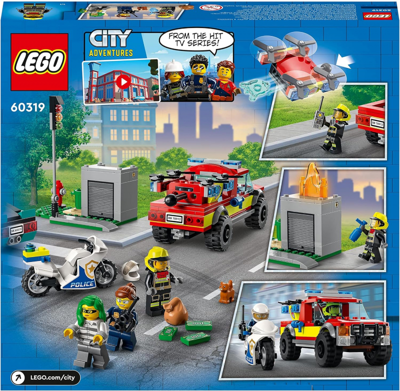 LEGO® City 60319 Löscheinsatz und Verfolgungsjagd [neu]