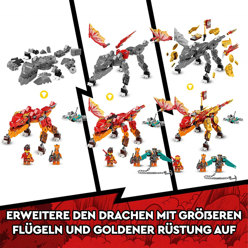 LEGO® NINJAGO® 71762 Kais Feuerdrache EVO [neu]