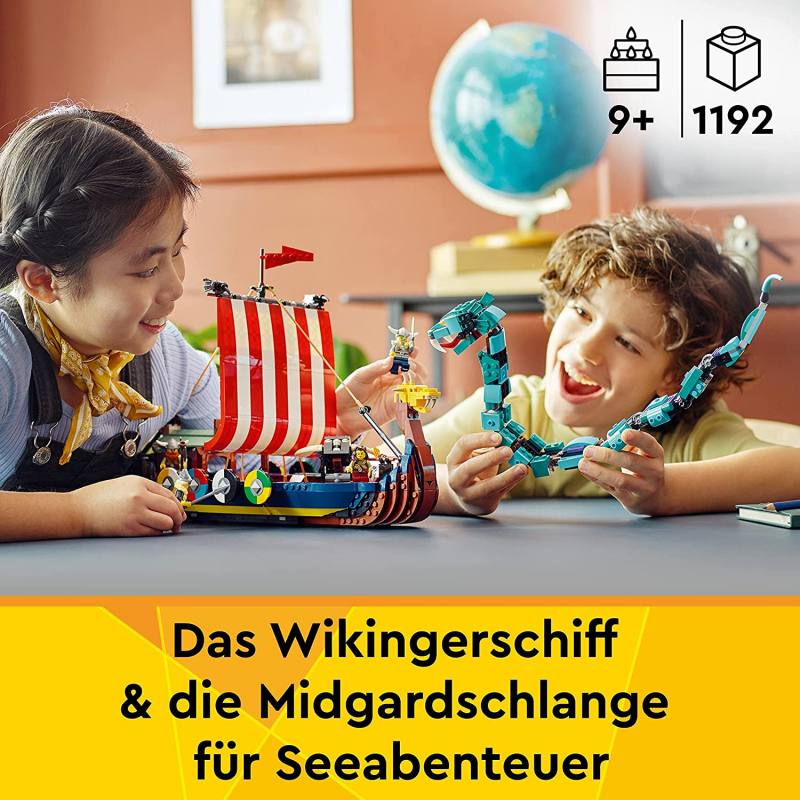 LEGO® Creator 31132 Wikingerschiff mit Midgardschlange [neu]