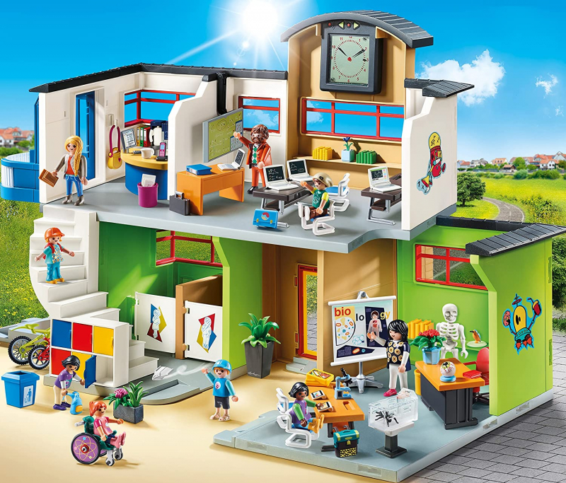 PLAYMOBIL 9453 City Life Große Schule mit Einrichtung [neu]