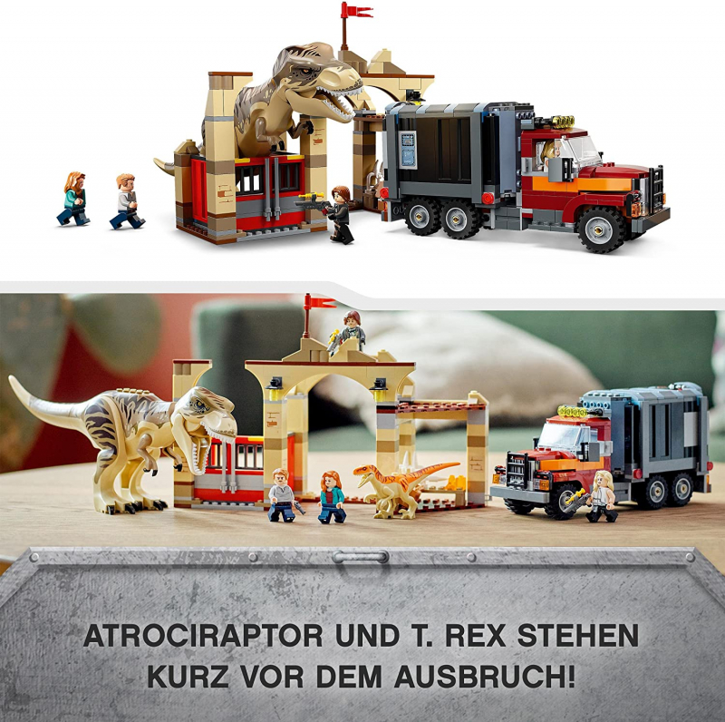 LEGO® Jurassic World 76948 T. Rex & Atrociraptor: Dinosaurier-Ausbruch [neu]