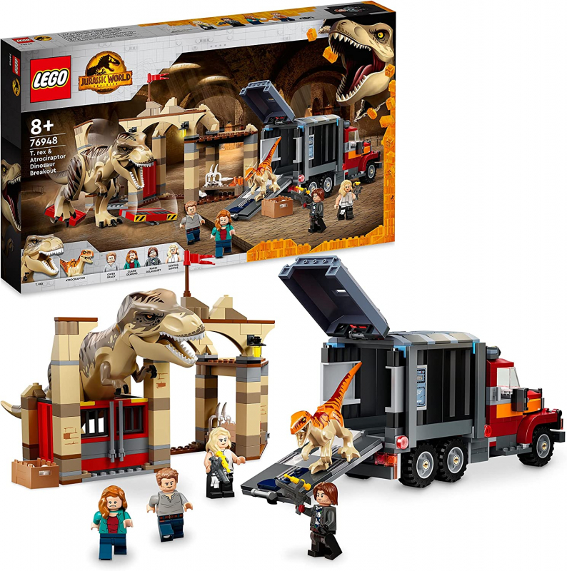 LEGO® Jurassic World 76948 T. Rex & Atrociraptor: Dinosaurier-Ausbruch [neu]